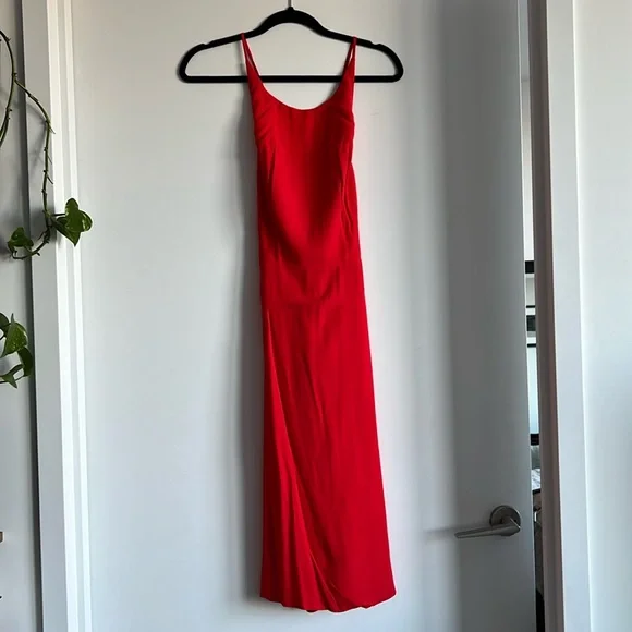 knee length dresses for ladies Wilfred Aritzia Beaune Pleated Midi Wrap Dress Merlot Size Extra Extra Small